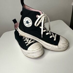 Converse Black and White High-Tops